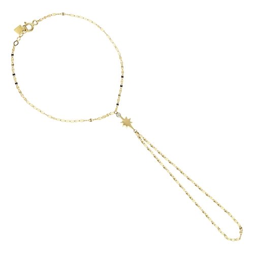 Minimal Taşlı Kutup Yıldızlı Şahmeran