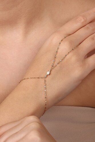 Minimal Taşlı Kutup Yıldızlı Şahmeran