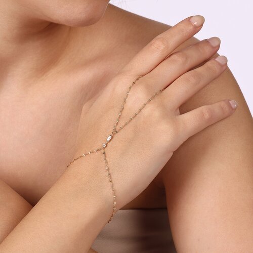 Minimal ve Baget Taşlı Çubuklu Şahmeran