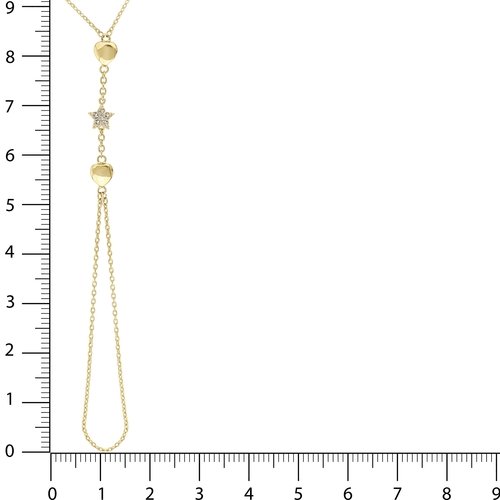 Ortası Taşlı Yıldızlı ve İki Kalpli Şahmeran