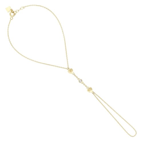 Ortası Tek Taşlı ve İki Kalpli Şahmeran