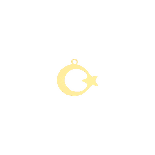 12 mm AY YILDIZ PLAKA UÇ