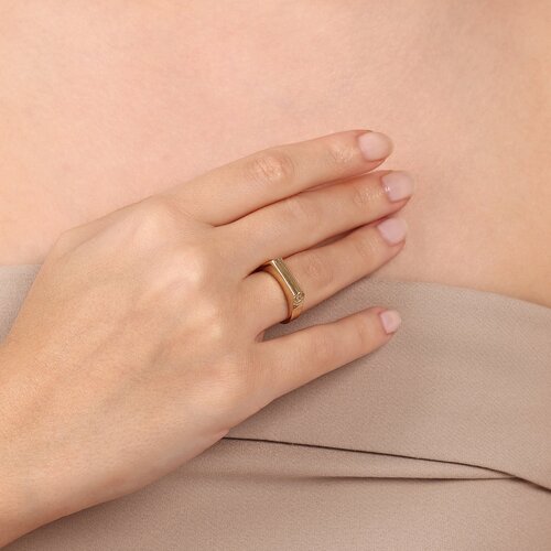 Taşlı Silindir Yüzük