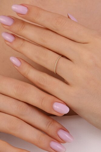 Minimal Sıra Top Yüzük