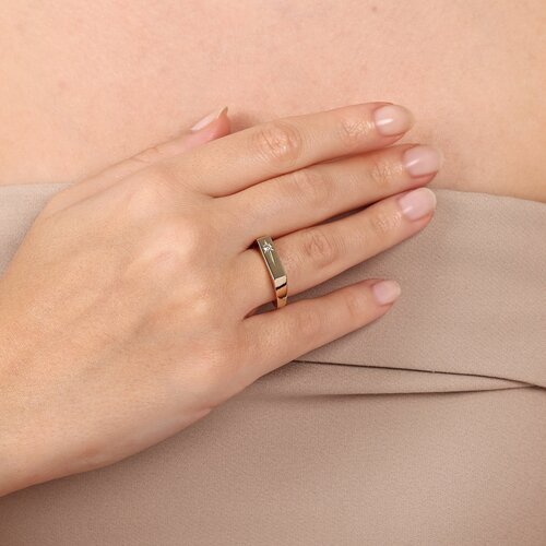 Kutup Yıldızlı Dikdörtgen Yüzük