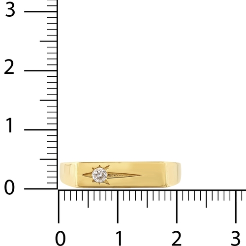 Kutup Yıldızlı Dikdörtgen Yüzük