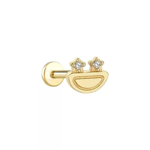 GÜLEN YÜZ TRAGUS KÜPE