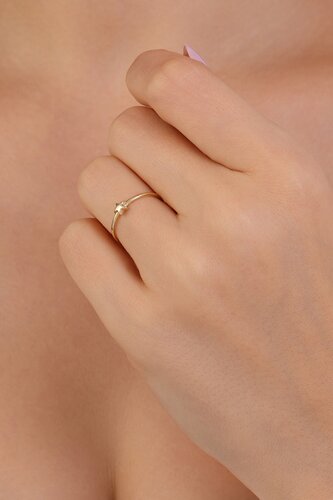 Minimal Yıldız Yüzük