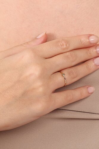 Minimal Yıldız Yüzük