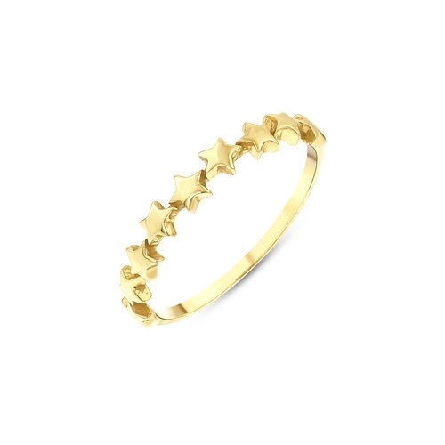 Minimal Sıralı Yıldız Yüzük