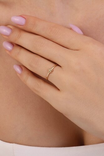 Minimal Deniz Yıldızı Yüzük