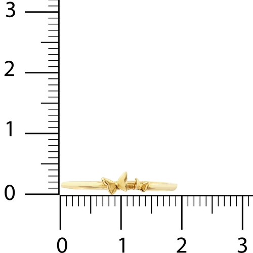 Minimal İki Kelebekli Yüzük