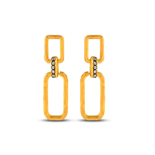 Sallantılı Taşlı Küpe