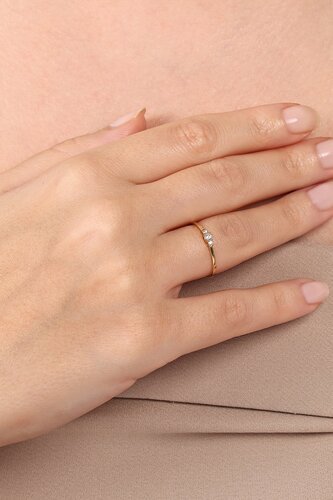 Minimal Tria Yüzük