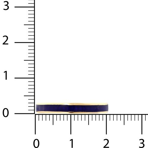 Lacivert Mineli Altın Yüzük