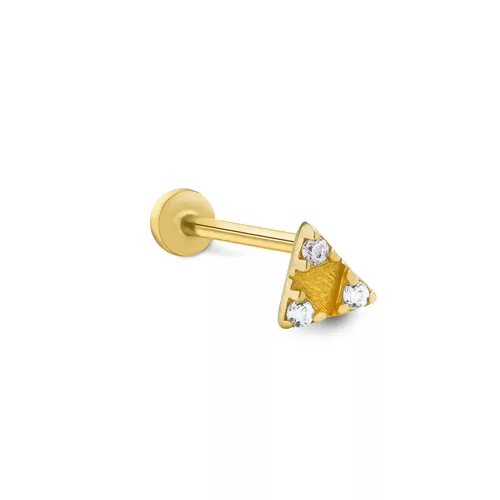 TAŞLI ÜÇGEN TRAGUS KÜPE