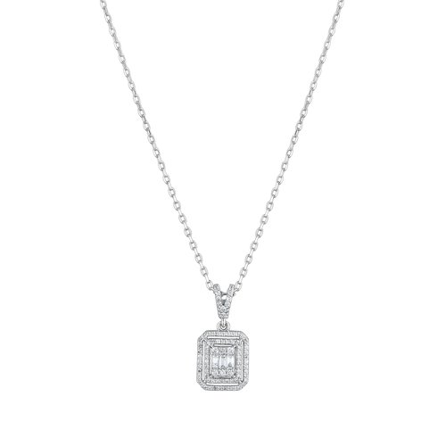 PIRLANTA 0.33 CT BAGET KOLYE