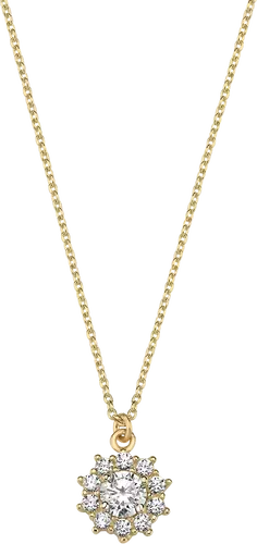 TAŞLI ÇİÇEK TREND KOLYE