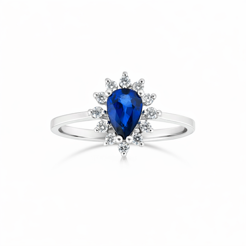 Diamond Sapphire Ring