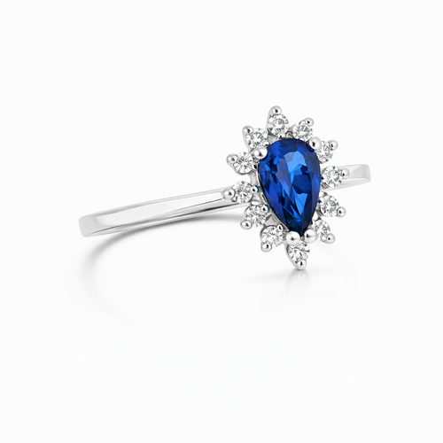 Diamond Sapphire Ring