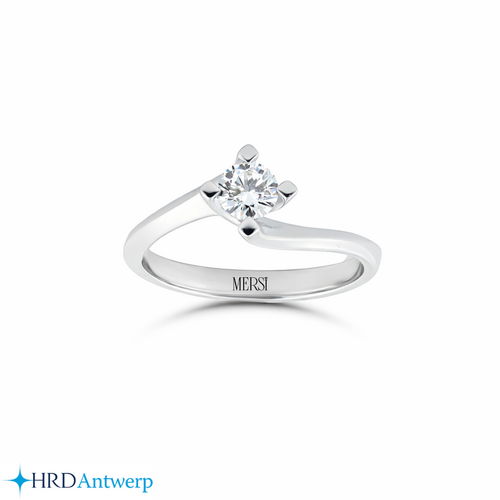0.50 CT SOLITAIRE DIAMOND RING HRD