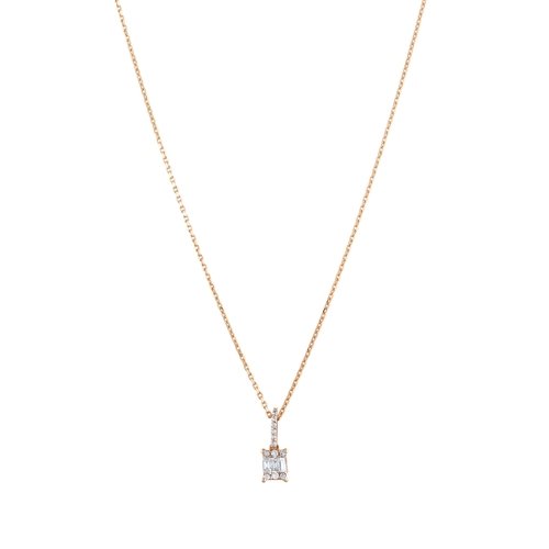 PIRLANTA 0.21 CT BAGET KOLYE