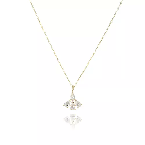 TAŞLI TASARIM YÖN KOLYE