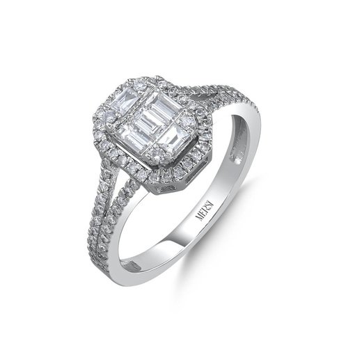 0.78 CT BAGET YÜZÜK