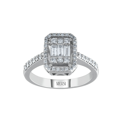 PIRLANTA 0.48 CT. BAGET YÜZÜK