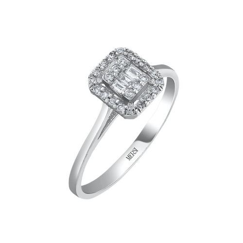 PIRLANTA 18 CT. BAGET YÜZÜK