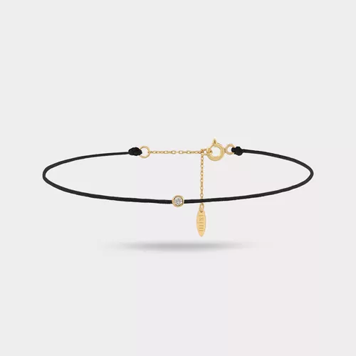 EVERBOND SİYAH İP BİLEKLİK