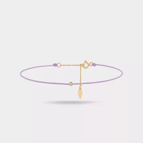 EVERBOND LİLA İP BİLEKLİK