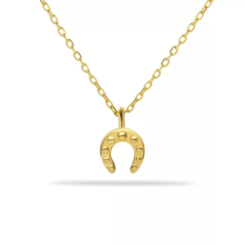 ALTIN MİNİMAL AT NALI KOLYE