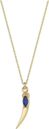 ALTIN MAVİ TAŞLI KILINÇ KOLYE