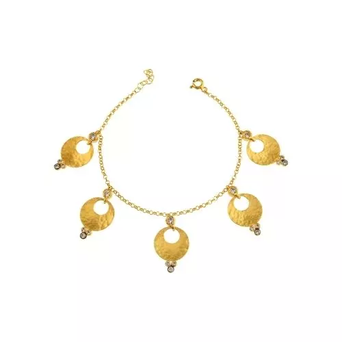 5'li Taşlı Plaka Bileklik