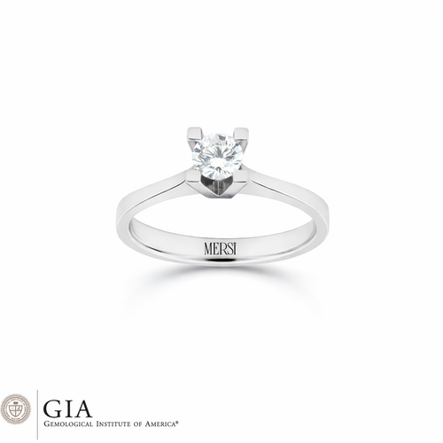 0.70 ct. Solitaire diamond, GIA grade.
