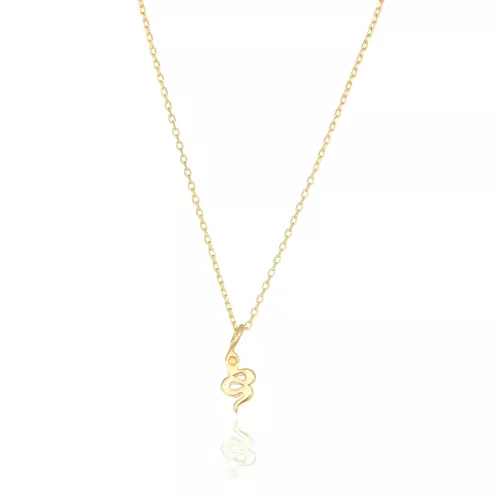 ALTIN MİNİMAL YILAN KOLYE