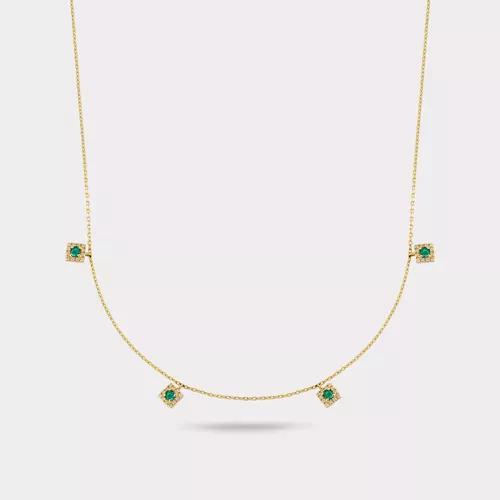 COHESIA ZÜMRÜT KOLYE