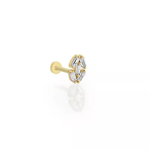 TASARIM TAŞLI TRAGUS KÜPE