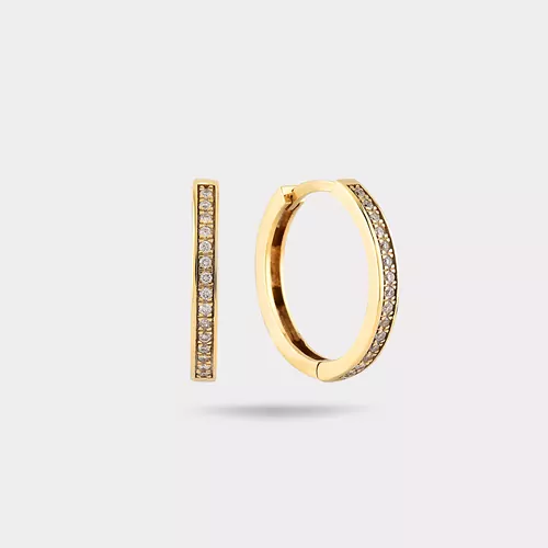 SANGUI PIRLANTA HALKA KÜPE