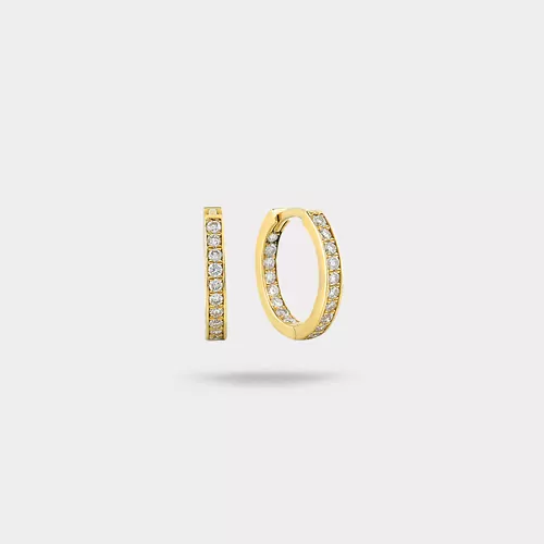 INSIDE OUT PIRLANTA HALKA KÜPE