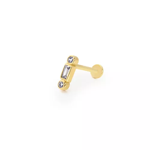 BAGET TAŞLI TRAGUS KÜPE