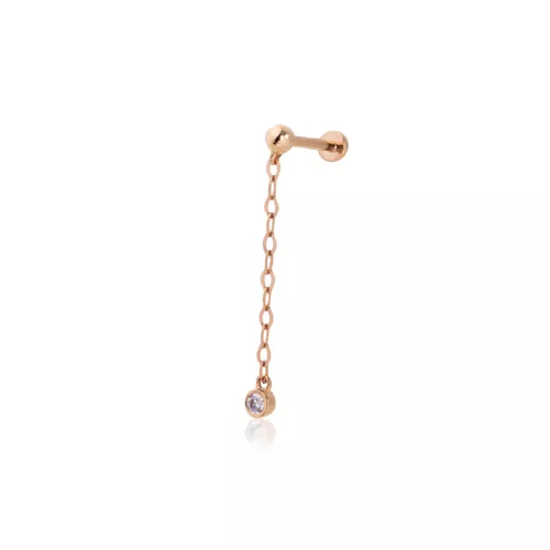 SALLANTILI ZİNCİR TRAGUS KÜPE