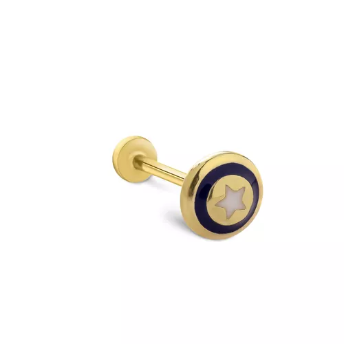 MİNELİ YILDIZ KALKAN TRAGUS KÜPE