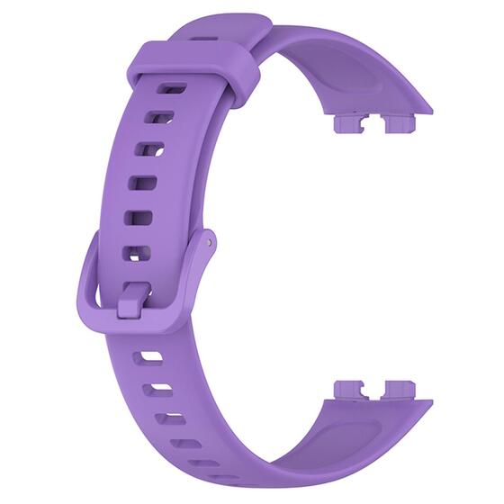 Microsonic Huawei Band 10 Kordon, Silicone Sport Band Lila