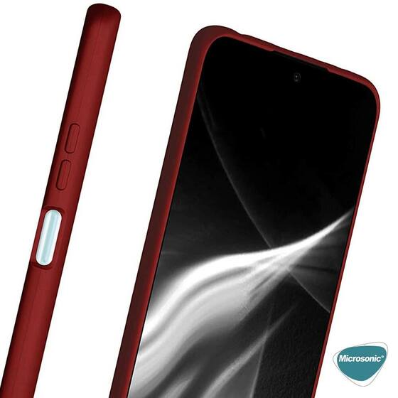 Microsonic Matte Silicone Xiaomi Redmi Note 10 Pro Kılıf Mor