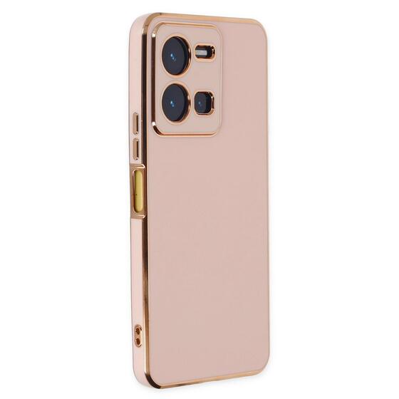 Microsonic Vivo Y22S Kılıf Olive Plated Pembe