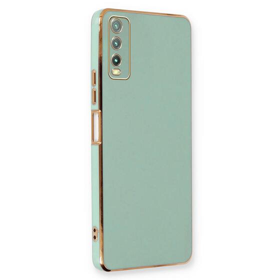 Microsonic Vivo Y20 Kılıf Olive Plated Yeşil