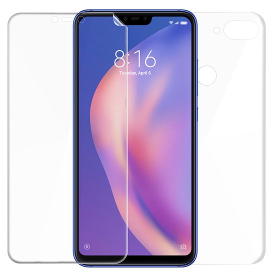 Microsonic Xiaomi Mi 8 Lite Ön + Arka Kavisler Dahil Tam Ekran Kaplayıcı Film