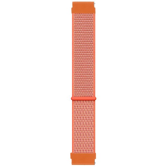 Microsonic Garmin Forerunner 55 Hasırlı Kordon Woven Sport Loop Turuncu